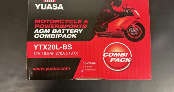 RS-5508-BATTERY YUASA YTX20L-BS
